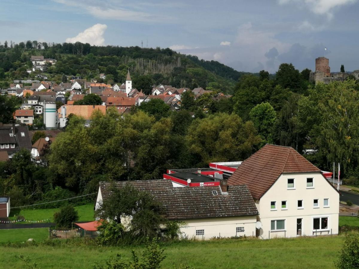 Ferienwohnung Flat In Polle Near The Forest Exterior foto