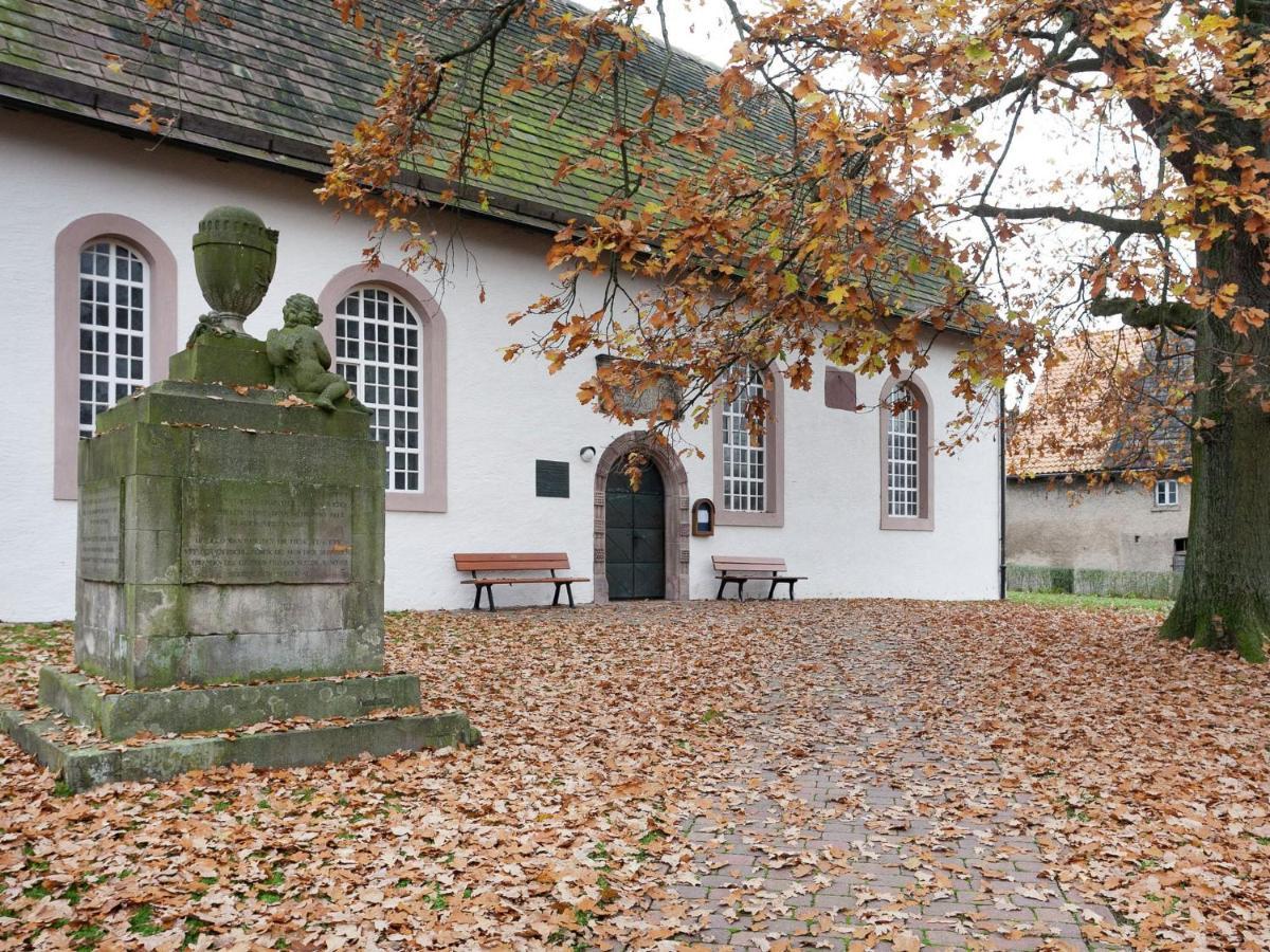 Ferienwohnung Flat In Polle Near The Forest Exterior foto